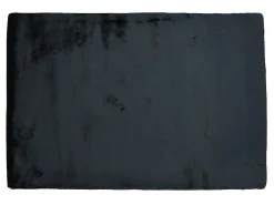 Tapete shaggy pelos compridos efeito pele 160 x 230 cm preto - BUNNY