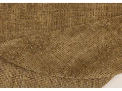 Tapete UNI às riscas em viscose e lã 190x190 cm ouro Venus
