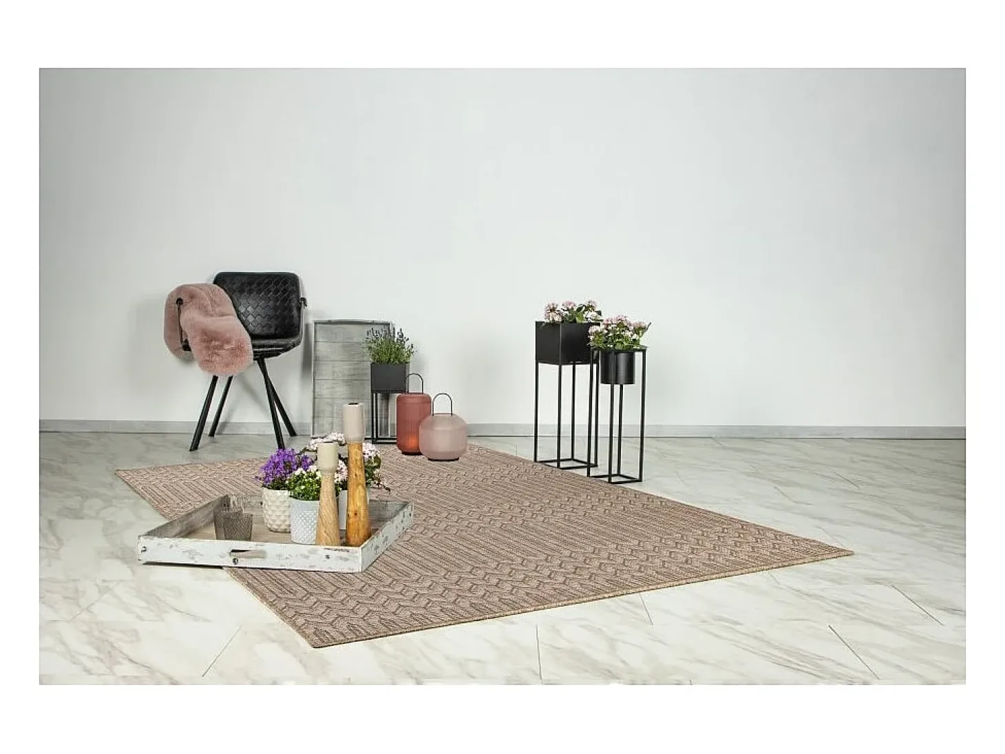 Tapete 150x80cm, design C103A cor natural - Conforto e elegância para o seu interior.