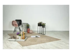 Tapete 230x160cm, design C403A na cor natural - Conforto e elegância para o seu interior.