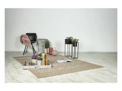Tapete 170x120cm, design C203A na cor natural - Conforto e elegância para o seu interior.