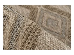Tapete 170x120cm, design C203A na cor natural - Conforto e elegância para o seu interior.