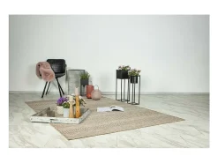 Tapete 230x160cm, design C303A na cor natural - Conforto e elegância para o seu interior.