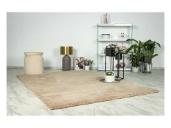 Tapete 150x80cm, design D005M na cor champanhe - Conforto e elegância para o seu interior.