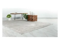 Tapete 330x240cm, design E209E na cor creme - Conforto e elegância para o seu interior.