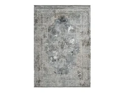 Tapete 170x120cm, design E209E na cor prata - Conforto e elegância para o seu interior