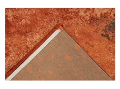 Tapete 170x120cm, design E509E na cor terracota - Conforto e elegância para o seu interior.