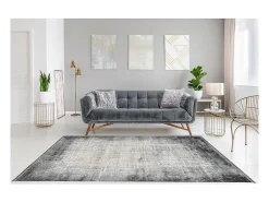 Tapete 150x80cm, design E109E na cor prata - Conforto e elegância para o seu interior.