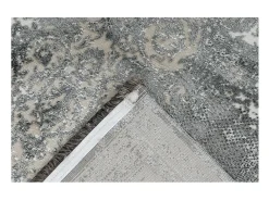 Tapete 330x240cm, design E209E na cor prata - Conforto e elegância para o seu interior