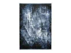 Tapete 150x80cm, design E409E na cor azul - Conforto e elegância para o seu interior.