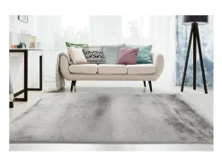 Tapete 290x200cm, design E009Y na cor prata - Conforto e elegância para o seu interior.
