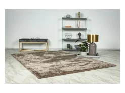 Tapete 150x80cm, design G008R na cor taupe - Conforto e elegância para o seu interior.
