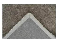 Tapete 150x80cm, design G008R na cor prata - Conforto e elegância para o seu interior.
