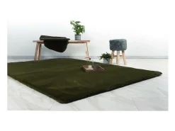 Tapete 170x120cm, design H008N na cor verde manjericão - Conforto e elegância para o seu interior.