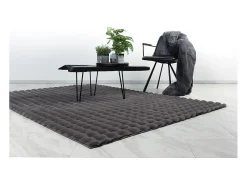 Tapete 230x160cm, design H008Y na cor grafite - Conforto e elegância para o seu interior.