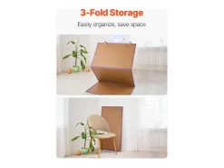 Tatame Japonês SucceBuy - Colchão Tatame Dobrável em Rattan Natural 203 x 99 cm