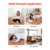 Tatame Japonês SucceBuy Tapete Tatame Japonês Dobrável 203 x 140 cm Colchão de Rattan Natural