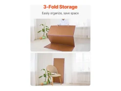 Tatame Japonês SucceBuy Tapete Tatame Japonês Dobrável 203 x 140 cm Colchão de Rattan Natural
