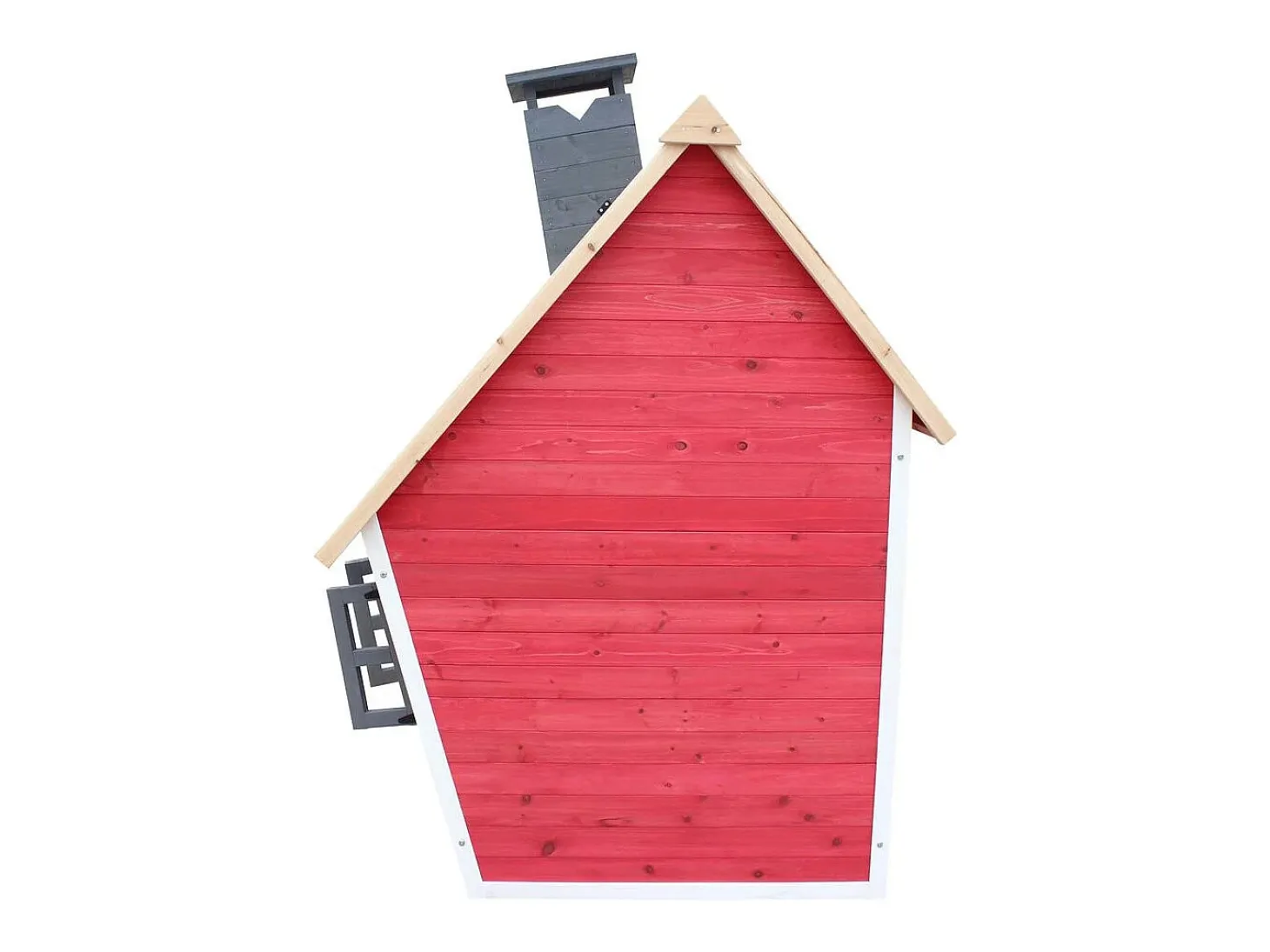 Teatro "Lilou" - 119,5 x 156 x 102 cm - Vermelho/Cinza
