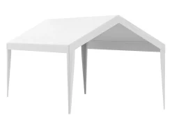 Tela de Avent SucceBuy de Reposição para Garagem Tenda, 305 x 610 cm, Branco, Lona Resistente para Abrigo de Garagem, Impermeável e com Proteção UV
