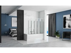 Tela De Banheira Rea Idea 120 Chrome