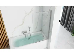 Tela De Banheira Rea Lagos 80 Chrome