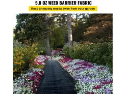 Tela de Capa SucceBuy, para Cobertura do Solo e Barreira contra Plantas Daninhas, 0,16 kg, 1220 x 3040 cm