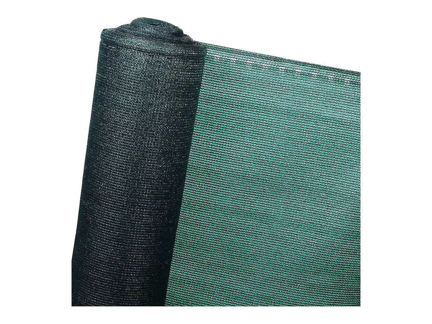 Tela de sombra sintética "Verdo" - 1 x 10 m - 90g/m² - Verde resistente aos raios UV para jardim e varanda