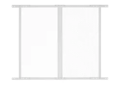 Tela Mosquiteira para Porta SucceBuy para Autocaravana 66.04 x 60.96 cm, Fácil de Instalar, Rede de Proteção para Animais em Liga de Alumínio Resistente, Branco