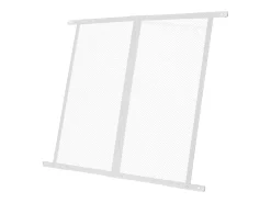 Tela Mosquiteira para Porta SucceBuy para Autocaravana 66.04 x 60.96 cm, Fácil de Instalar, Rede de Proteção para Animais em Liga de Alumínio Resistente, Branco