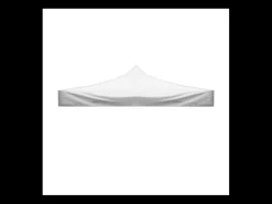 Telhado impermeável 3X6 branco para substituição de gazebo dobrável 49483