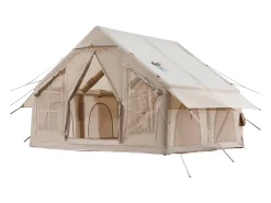 Tenda de Acampamento SucceBuy, Inflável de Glamping para 4 a 6 Pessoas com Bomba, para Qualquer Aventura de Campismo