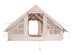 Tenda de Acampamento SucceBuy, Inflável de Glamping para 5 a 8 Pessoas com Bomba, para Qualquer Aventura de Campismo