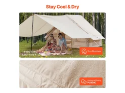 Tenda de Acampamento SucceBuy, Inflável de Glamping para 3 a 5 Pessoas com Bomba, para Qualquer Aventura de Campismo