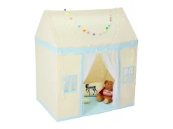 Tenda de Brincar para Crianças SucceBuy, 1 a 5 Anos, com Tapete e Candeeiro