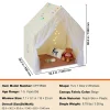 Tenda de Brincar para Crianças SucceBuy, 1 a 5 Anos, Yurt, com Tapete e Candeeiro