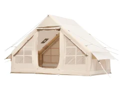 Tenda de Campismo Inflável Glamping SucceBuy para 3 a 5 Pessoas com Bomba Manual
