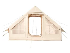 Tenda de Campismo Inflável Glamping SucceBuy para 3 a 5 Pessoas com Bomba Manual