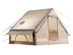 Tenda de Campismo Inflável Glamping SucceBuy para 3 a 5 Pessoas com Bomba Manual