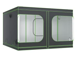 Tenda de Cultivo SucceBuy Tenda de Cultivo, 305 x 305 x 203 cm, Cultivo Hidropónico Interior, Janela, Porta, Tabuleiro