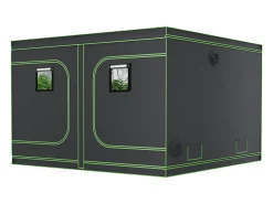 Tenda de Cultivo SucceBuy Tenda de Cultivo, 305 x 305 x 203 cm, Cultivo Hidropónico Interior, Janela, Porta, Tabuleiro