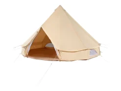 Tenda de lona SucceBuy para 4 estações, 5 m, para Campismo Familiar com orifício para Fogão