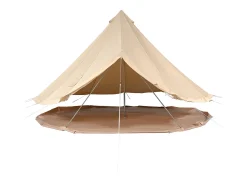 Tenda de Tela em Forma de Campânula SucceBuy, 4 Estações 6 m para Acampamento Familiar com Buraco para Fogão