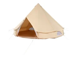 Tenda de Tela em Forma de Campânula SucceBuy, 4 Estações 6 m para Acampamento Familiar com Buraco para Fogão