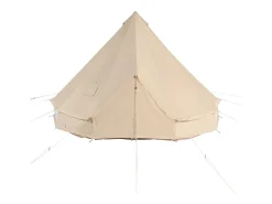 Tenda de Tela em Forma de Campânula SucceBuy, 4 Estações 6 m para Acampamento Familiar com Buraco para Fogão