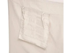 Tenda infantil Safari em madeira de pinho e poliéster branco, 77x115 cm