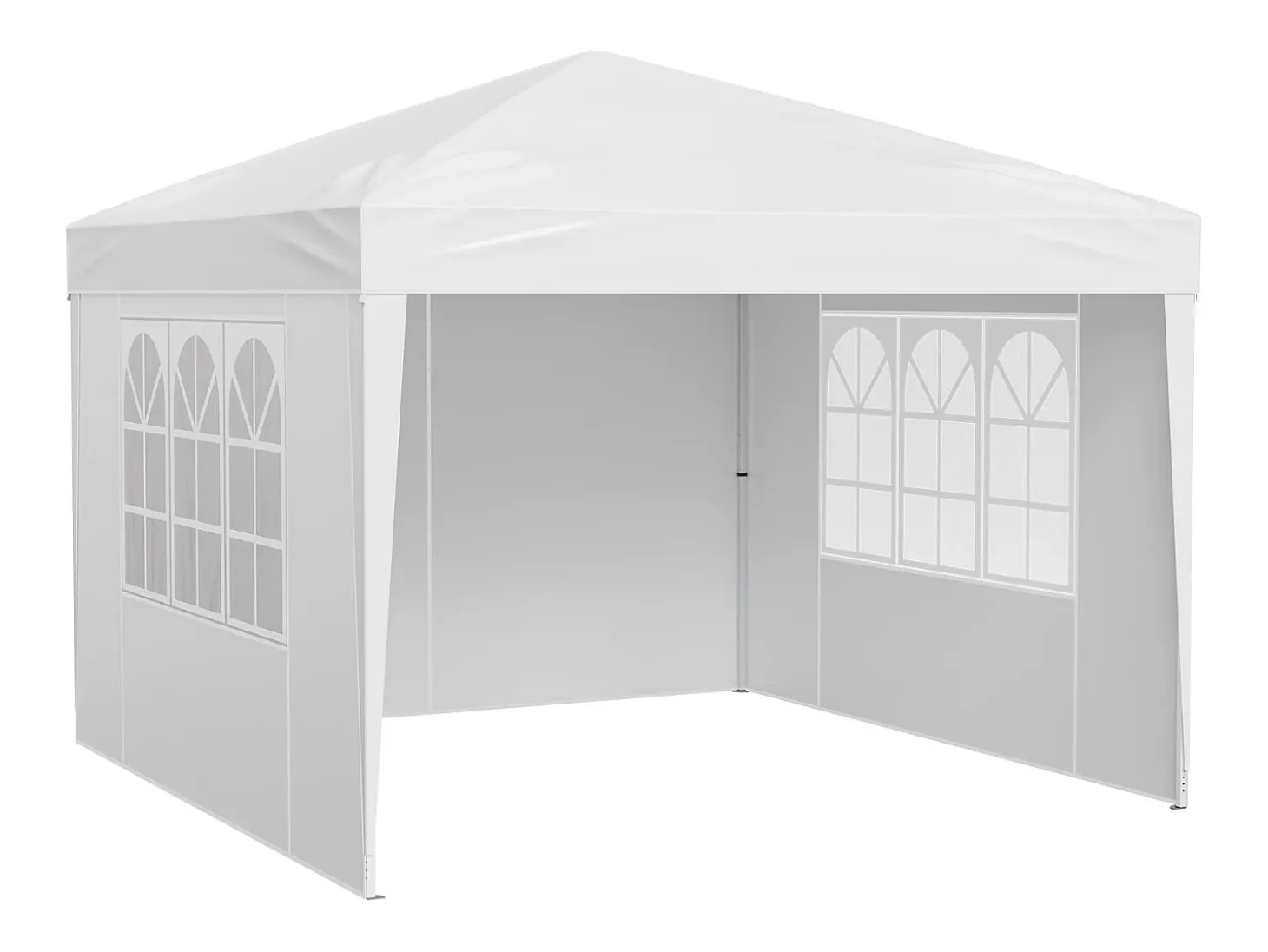 Tenda Pop-up SucceBuy Gazebo Toldo Abrigo Solar, 2,95 x 2,95 m, com Paredes Laterais