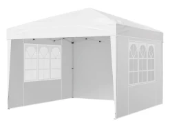 Tenda Pop-up SucceBuy Gazebo Toldo Abrigo Solar, 2,95 x 2,95 m, com Paredes Laterais