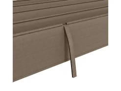 Teto de substituição para pergola 2.85 x 2m, lona de reposição, UV30 + proteção, com 8 furos de drenagem de chuva - Marrom