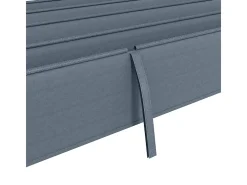 Teto de substituição para pergola 3 x 2.15m, lona de reposição, UV30 + proteção, com 8 furos de drenagem de chuva - Cinza
